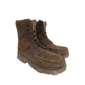 Twisted X Men's MXCCM01 8" Moc Toe Composite Toe Work Boot Brown Size 10.5M